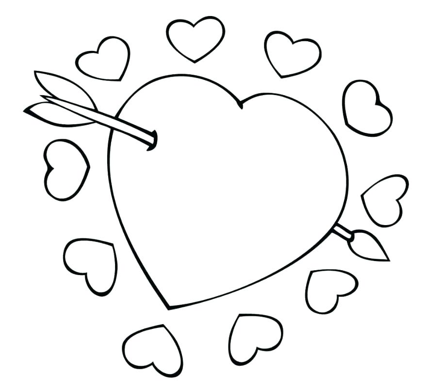 878x806 Awesome Heart Drawings Cfresearch.co