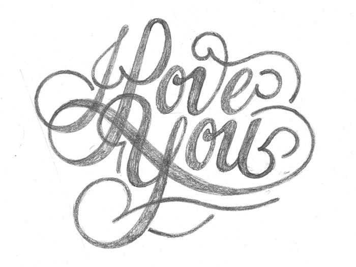 700x525 I Love You Drawings I Love You Sketch