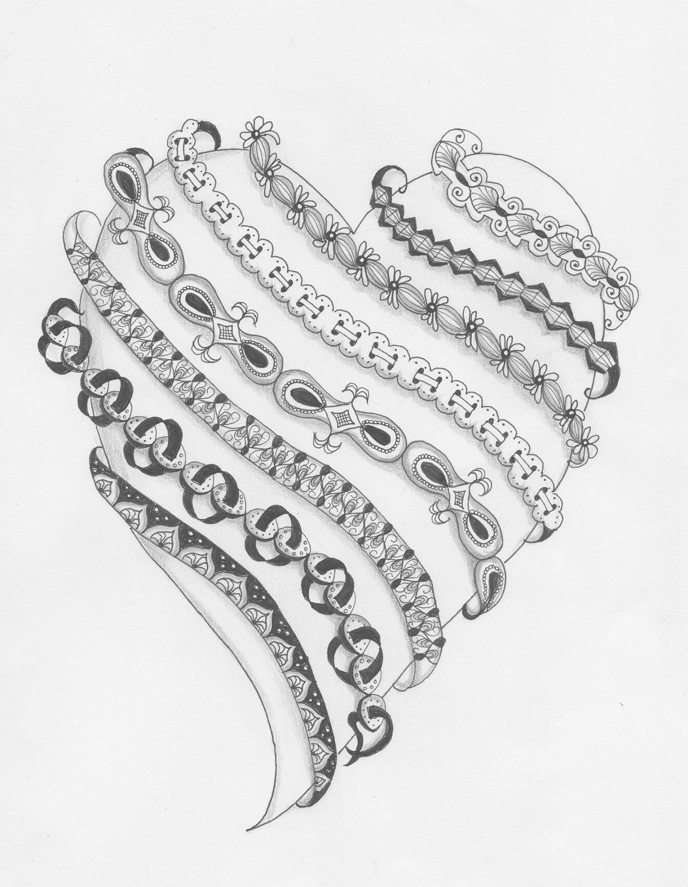 1396x1800 Tangled Heart Full Of Love