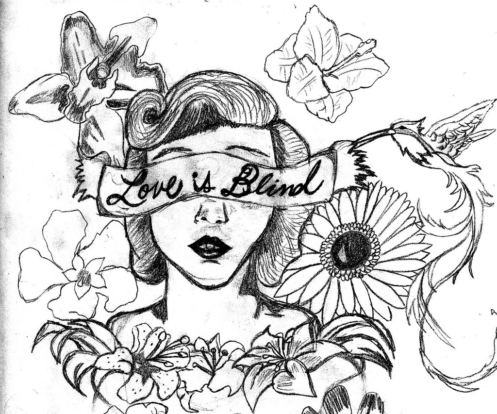 1024x853 Love Is Blind Piece Sketch I Did For The Idea