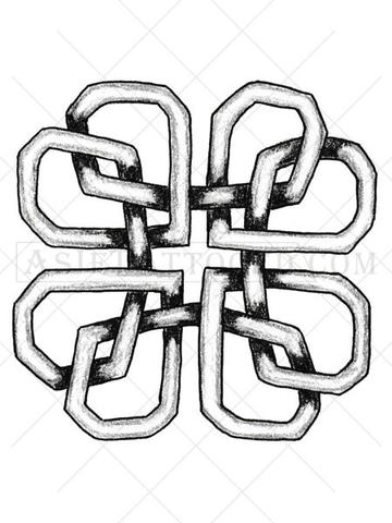 360x480 Celtic Love Knot Tattoo Design
