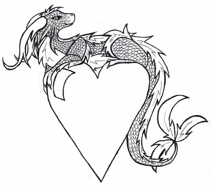 800x714 Love Dragon By Chibininja Fox