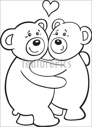 363x499 Holidays Teddy Bears In Love