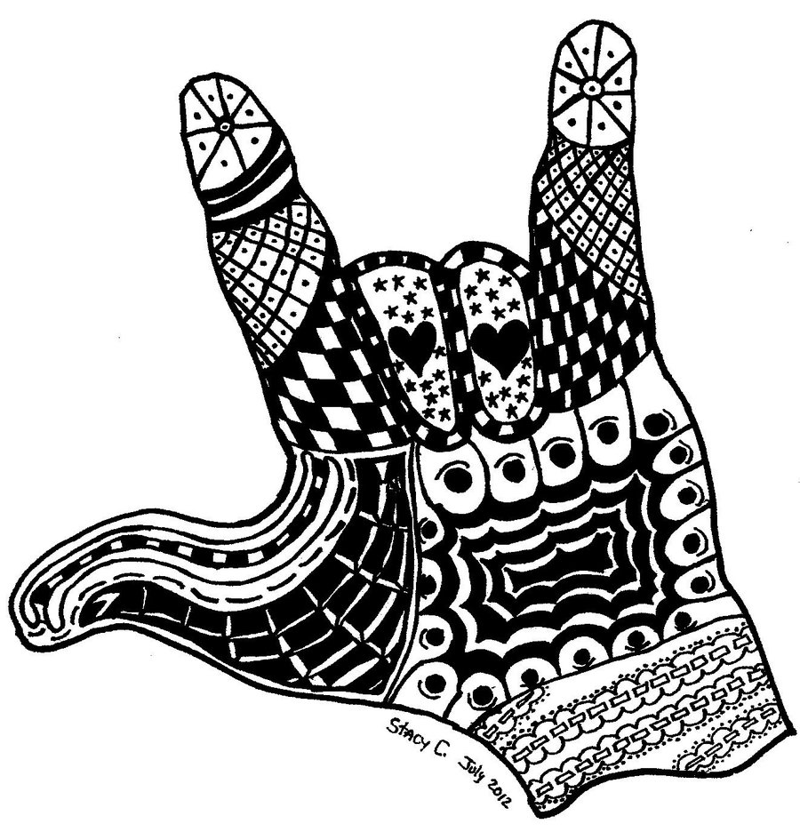 900x945 I Love You In American Sign Language By Stacymc78