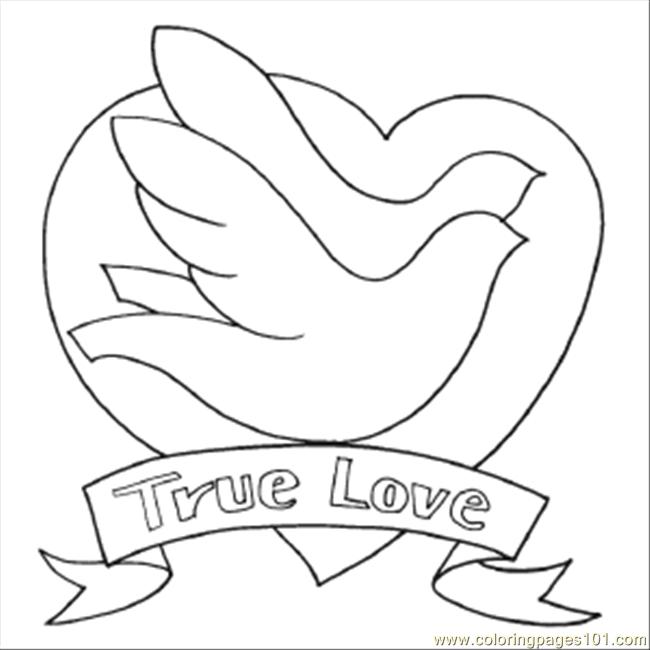 650x650 Love Bird Coloring Pages To Color Free Printable Page 68 True Love