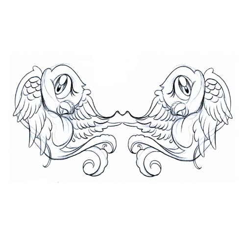 500x500 Collection Of Love Tattoo Drawing