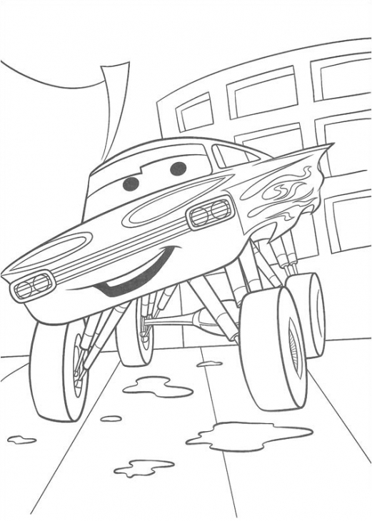 521x730 The Cool Lowrider Ramone From Disney Cars Coloring Page Disney