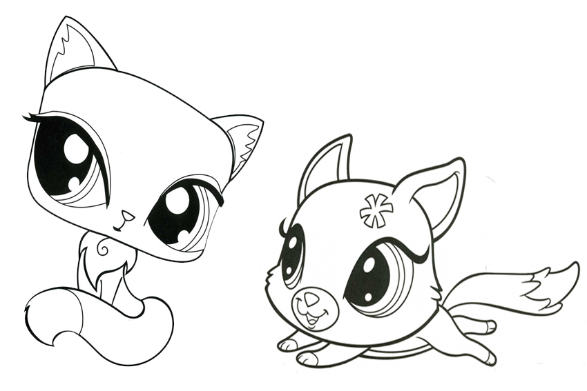 850x567 Littlest Pet Shop Coloring Pages Of Animals To Print Now Little