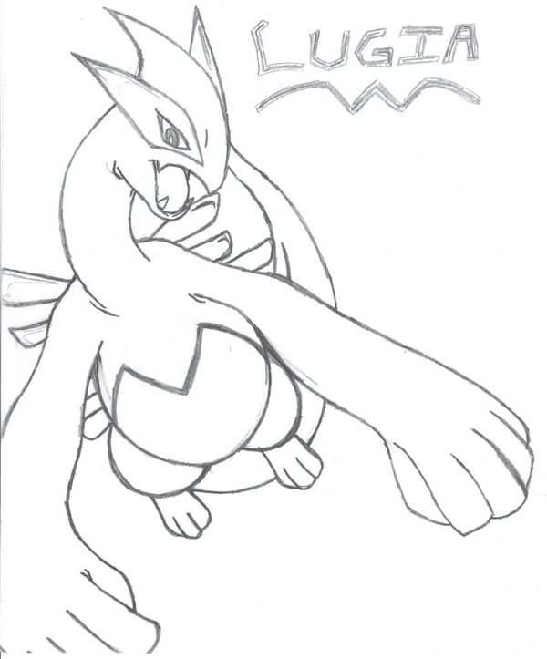 600x723 Lugia Pokemon By Blixer