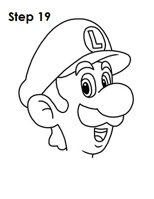 300x388 How To Draw Luigi