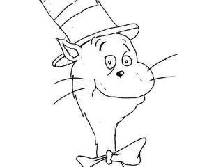 320x240 Cat The Hat Pictures To Color How To Draw Dr Seuss The Cat