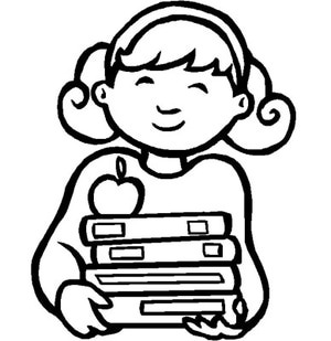 300x309 Lunch Box Coloring Page Preschool Coloring Book Back To School