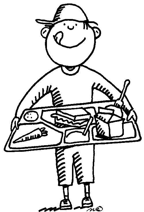 500x736 Lunch Room Coloring Page Back To School Children's Ministry