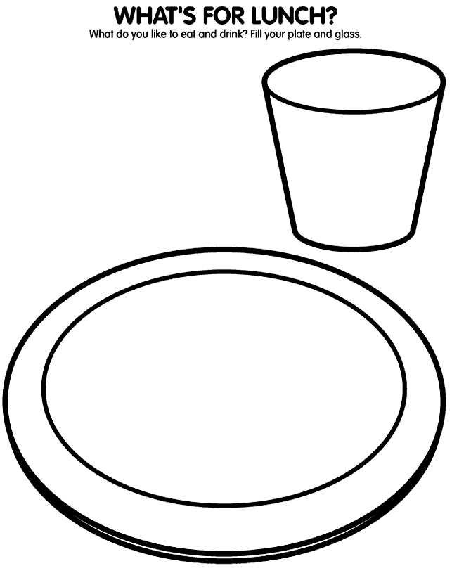 643x815 What's For Lunch Coloring Page