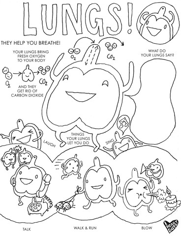 368x480 Lung Cancer Coloring Pages
