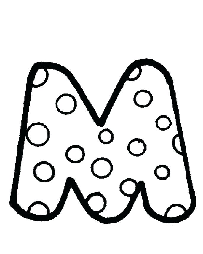 685x856 M Coloring Pages Synthesis.site