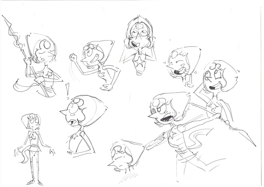 1063x752 Steven Universe Pearl (I'M Learning How To Draw) By Celtycki