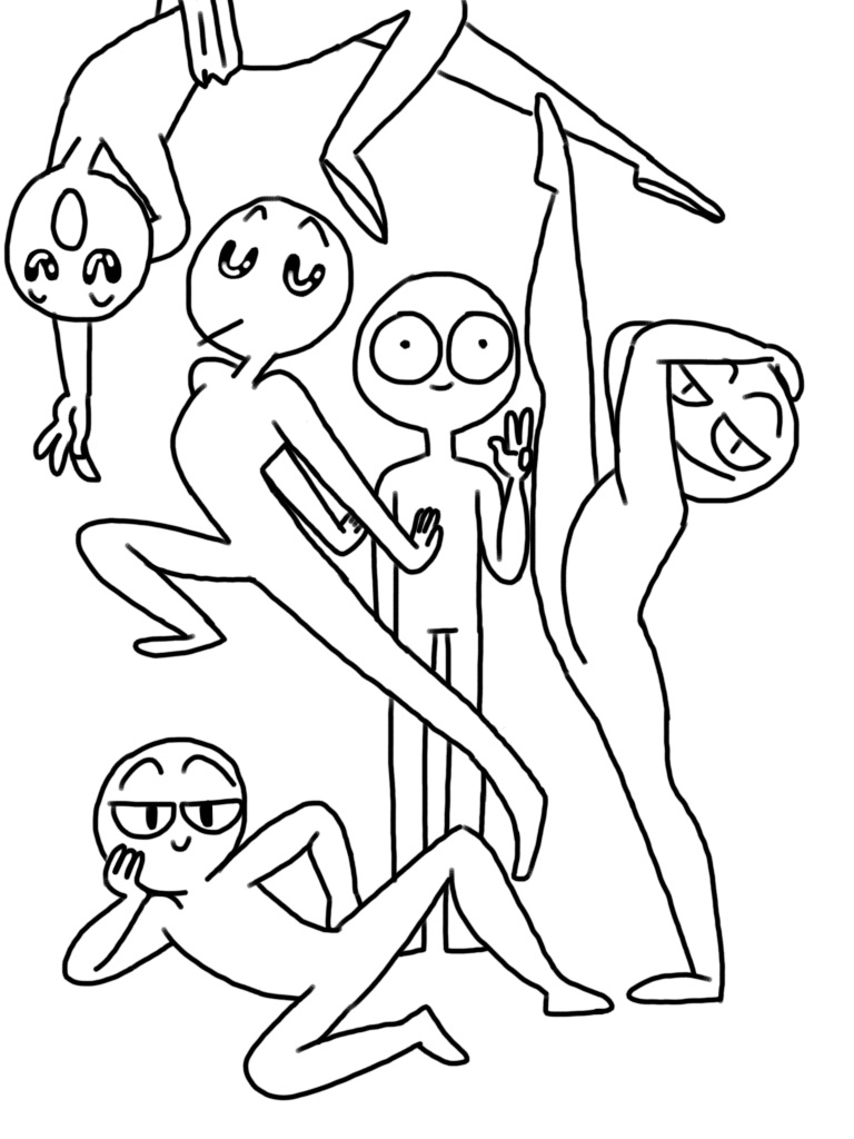 768x1024 Xd Who Wants Their Oc In This Group Drawing I'M Doing. I Know I