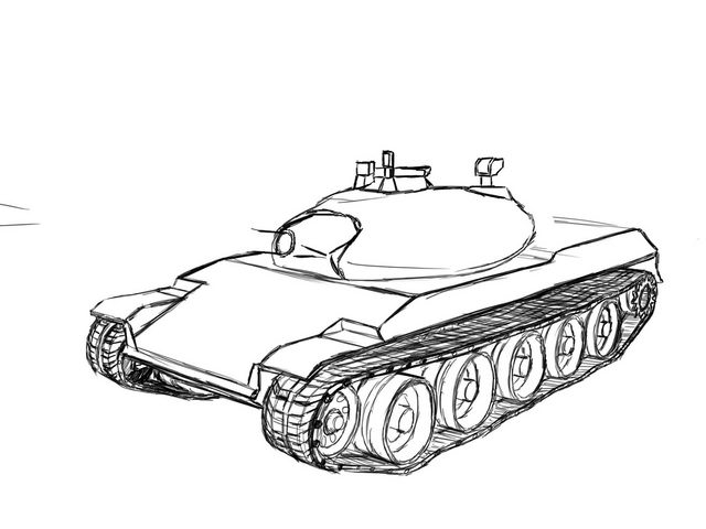 640x480 World Of Tanks How To Draw An Stb 1!