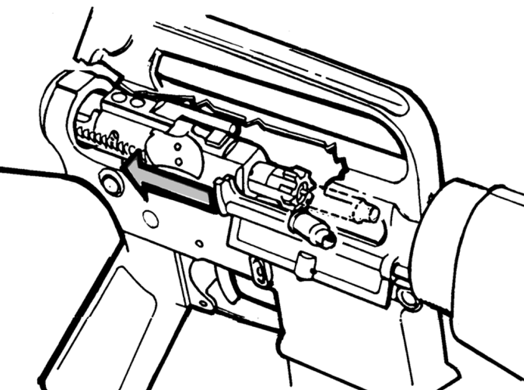 M4 Rifle Drawing at GetDrawings | Free download