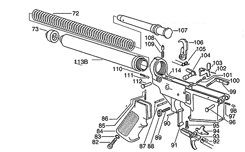 486x302 Ar15 Lower Parts With Schematic