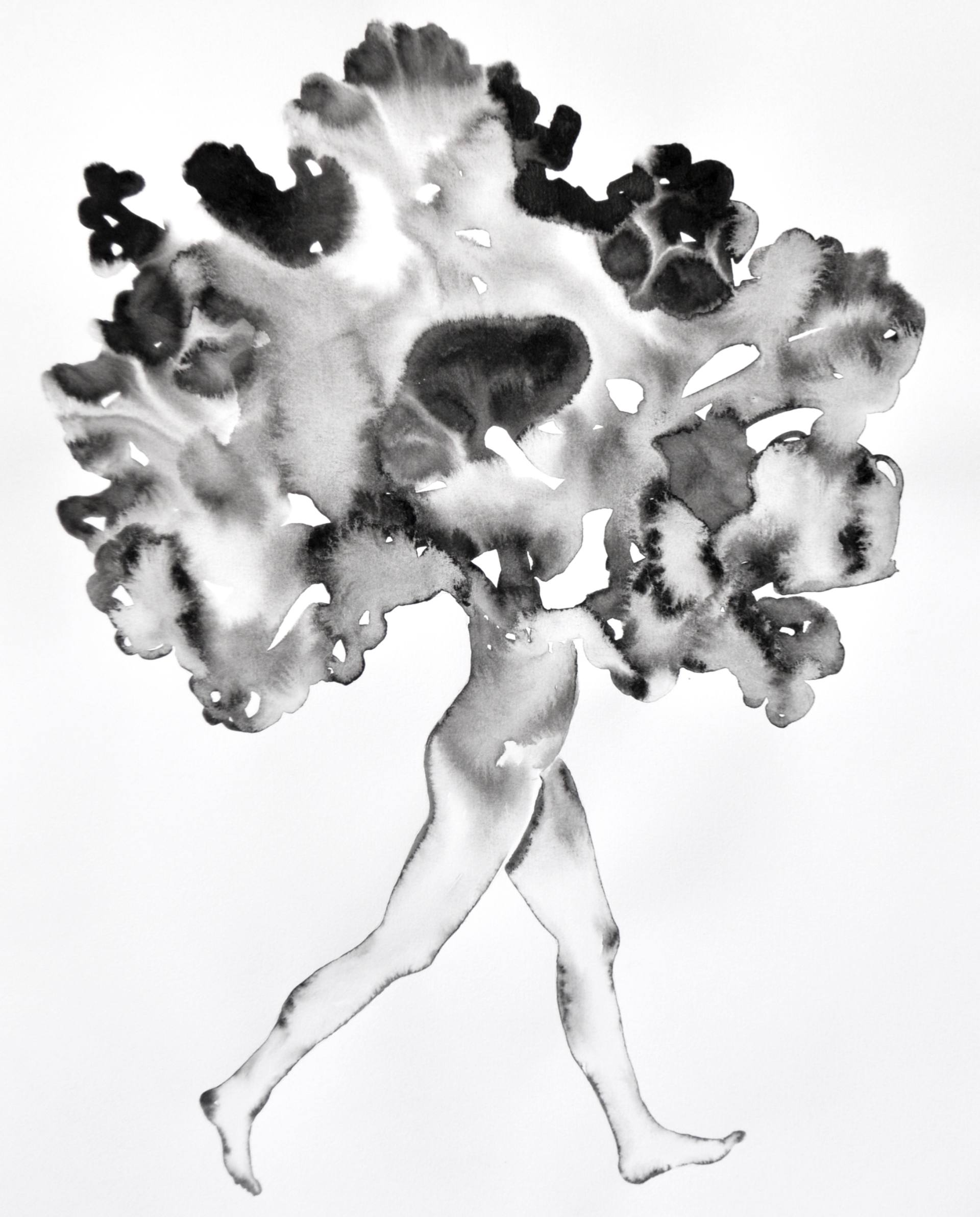 1920x2383 Saatchi Art Back To Nature Drawing By Santhosh C H