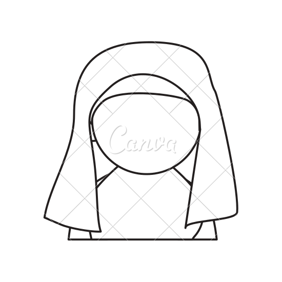 550x550 Jew Woman Shayla Vector Illustration