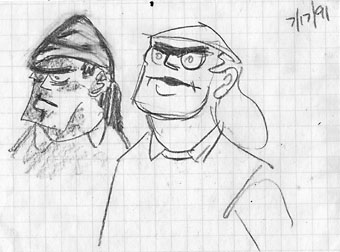 340x252 The Daily Drawing By Tom Krepcio Animation Drawings Archives