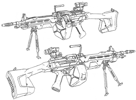 Machine Gun Drawing at GetDrawings | Free download