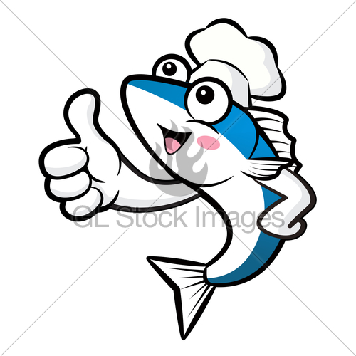 500x500 The Best Top Chef Mackerel Fish Character. Gl Stock Images