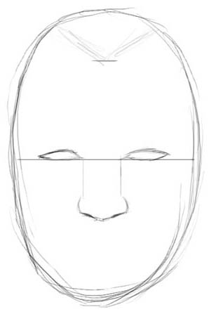 298x447 How To Draw Realistic Faces (Male)