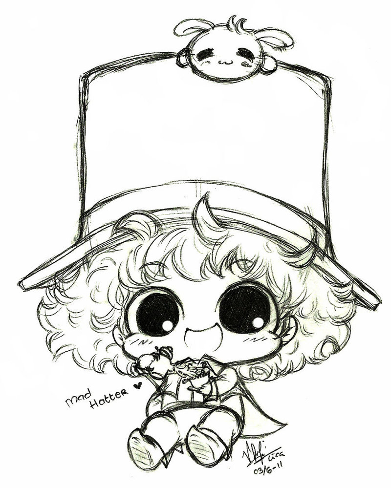 800x999 Mad Hatter Sketch By Licalawliet