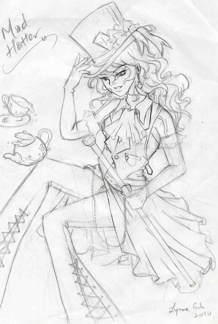 734x1088 If Mad Hatter Was A Girl By Helix999