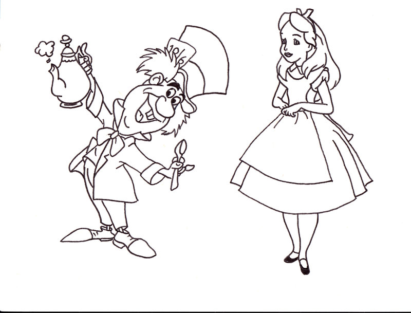 800x609 Alice And The Mad Hatter By Theodosiagrace