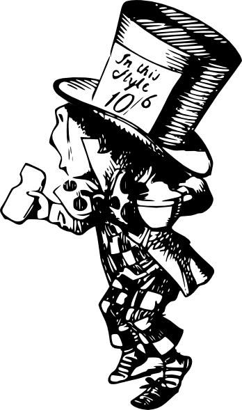 348x589 Mad Hatter 5 Clip Art