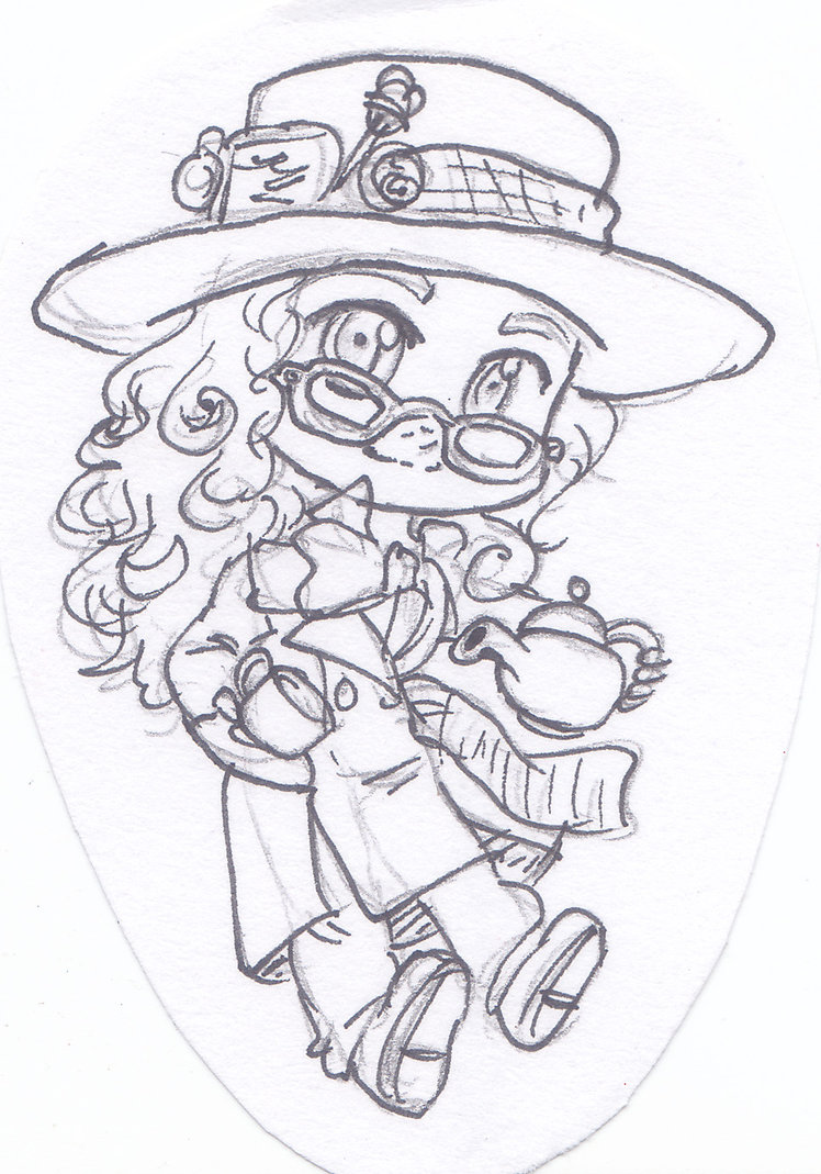 748x1069 Chibi Mad Hatter By Grymship