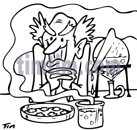 476x452 Free Drawing Of A Mad Scientist Bw From The Category Occupations