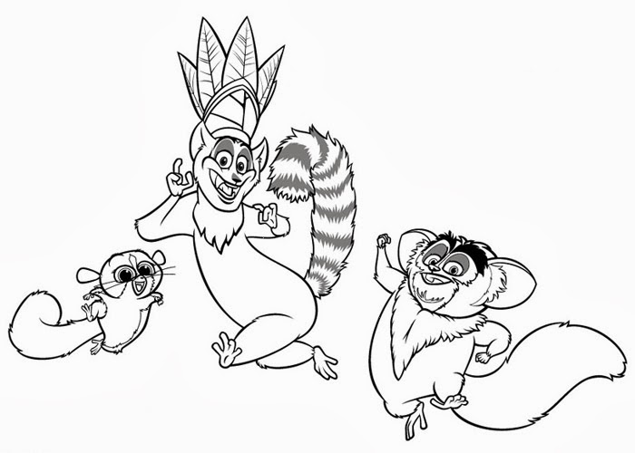 700x500 Madagascar Lemurs Coloring Pages Free Coloring Pages