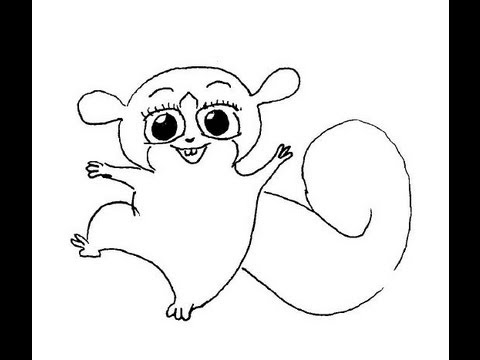 480x360 Madagascar. Mort Lemur. How To Draw A Easy