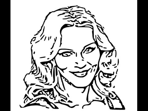 480x360 How To Draw Madonna Face Sketch Drawing Step By Step