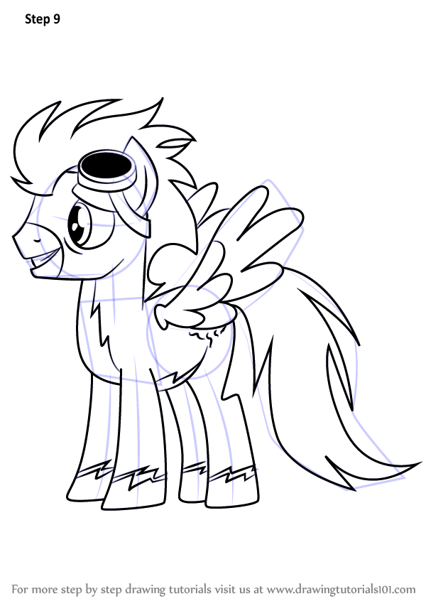 600x846 Learn How To Draw Soarin From My Little Pony