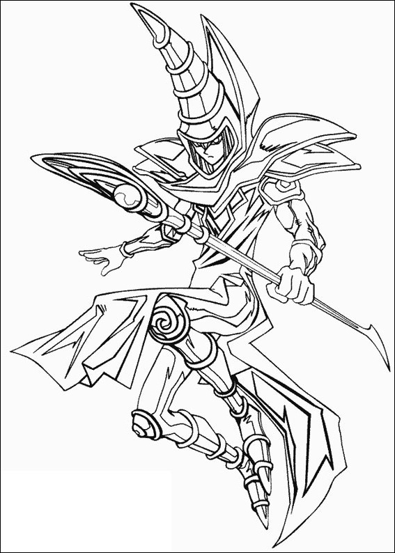 567x794 Yu Gi Oh Magic Monster Card Coloring Picture For Kids Yu Gi Oh