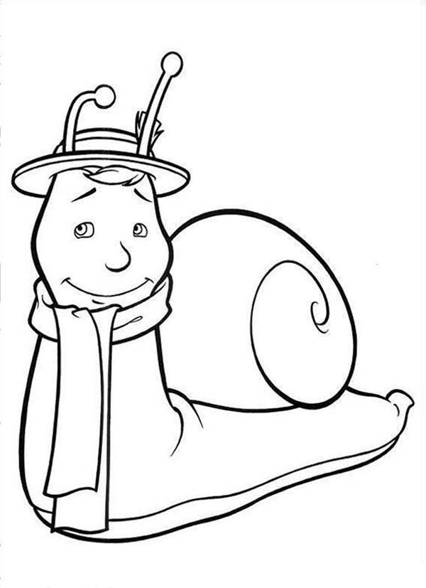 600x827 How To Draw Brian The Snail From The Magic Roundabout Coloring