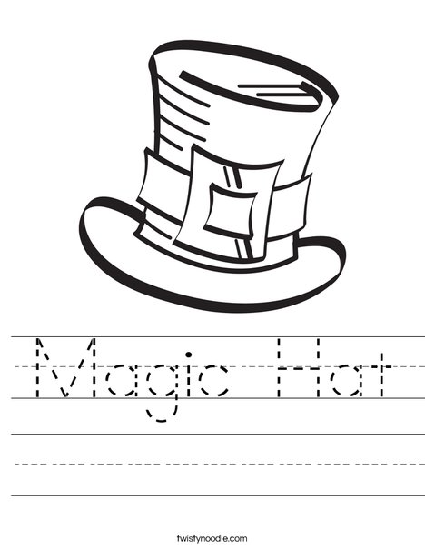468x605 Magic Hat Worksheet