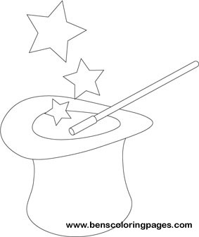 283x336 Magic Hat Coloring Pages
