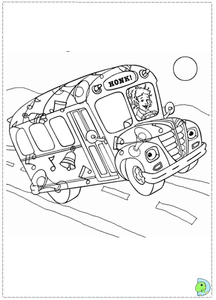 691x960 School Bus Coloring Pages
