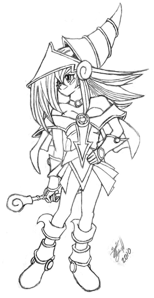 643x1242 Dark Magician Girl By Luiguiboy
