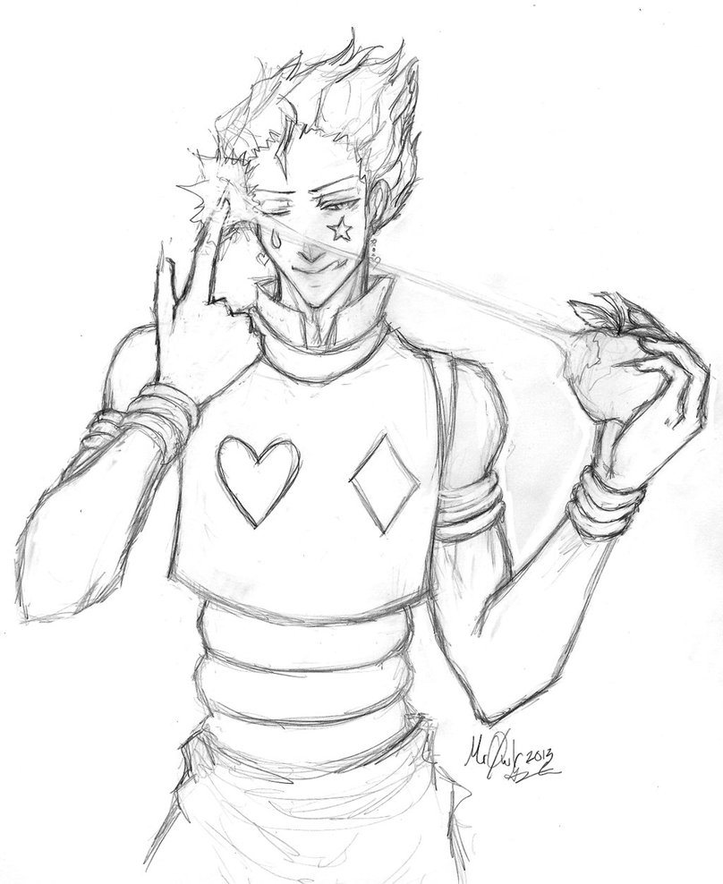 808x988 Hisoka The Magician By Mr 0wl