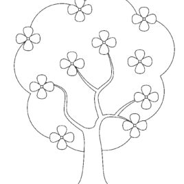 268x268 Magnolia Tree Coloring Page Magnolia Tree Flowers