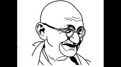 246x138 Mahatma Gandhi Drawing Step By Step